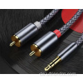 RCA Audio Line Metallic Cases Aux Cable